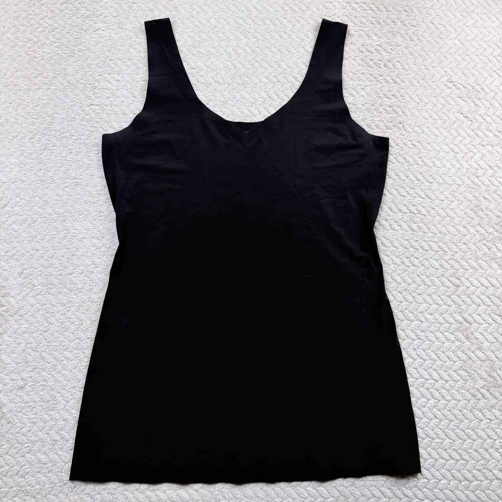 Maidenform Women's Tank Black Faja‎ Shapewear Size XL Reversible Neckline